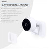 適用於 LaView LV-PWF1 1080P 高清室內攝像機的壁掛式支架，粘性安全攝像頭支架，減少盲點和雜亂，粘性和旋入式安裝
