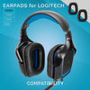 Logitech G430 G35 G930 F450 protetores auriculares de substituição - materiais premium atualizados