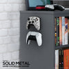 金属製コントローラー ホルダー スタンド ウォール マウント Xbox、PS5、PS4、PC などのゲーム アクセサリー用、接着剤とネジ ユニバーサル フィット