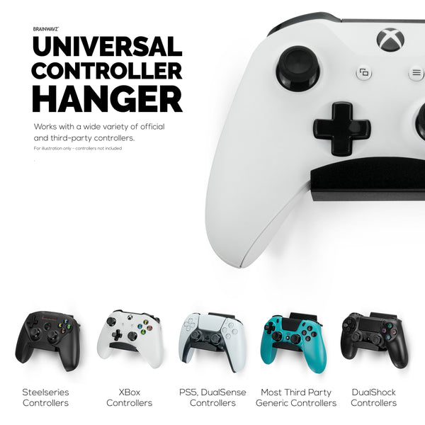 Metal Controller Holder Stand Wall Mount for Xbox, PS5, PS4, PC & More ...