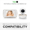 Motorola MBP50-G Selbstklebende Wandhalterung – geneigtes Regal für bessere Sichtwinkel, einfach zu installieren