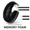 Coussinets d'oreille en mousse à mémoire de forme pour casque ovale à angle hybride