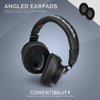 &lt;transcy&gt;Protetores auriculares de espuma com memória para fones de ouvido - Oval - Angulado / Híbrido&lt;/transcy&gt;