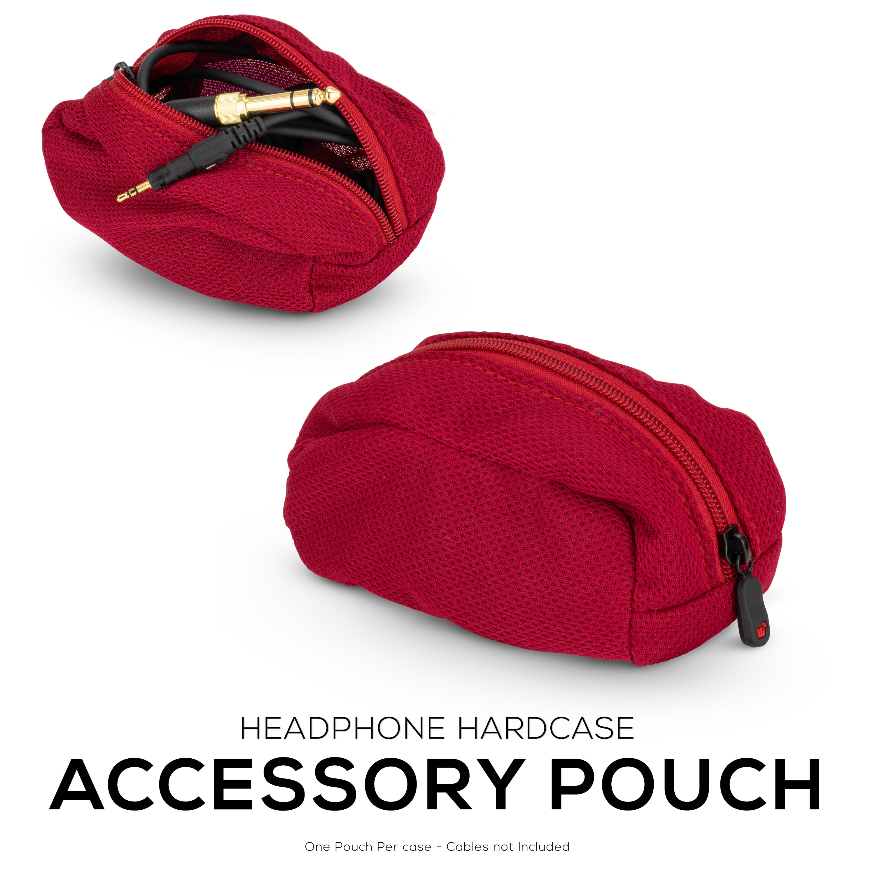 Plush Headphone Carrying Case for ATH M50X, Beats, Sennheiser, AKG & More,  Velour Interior for Superior Protection - Brainwavz Audio