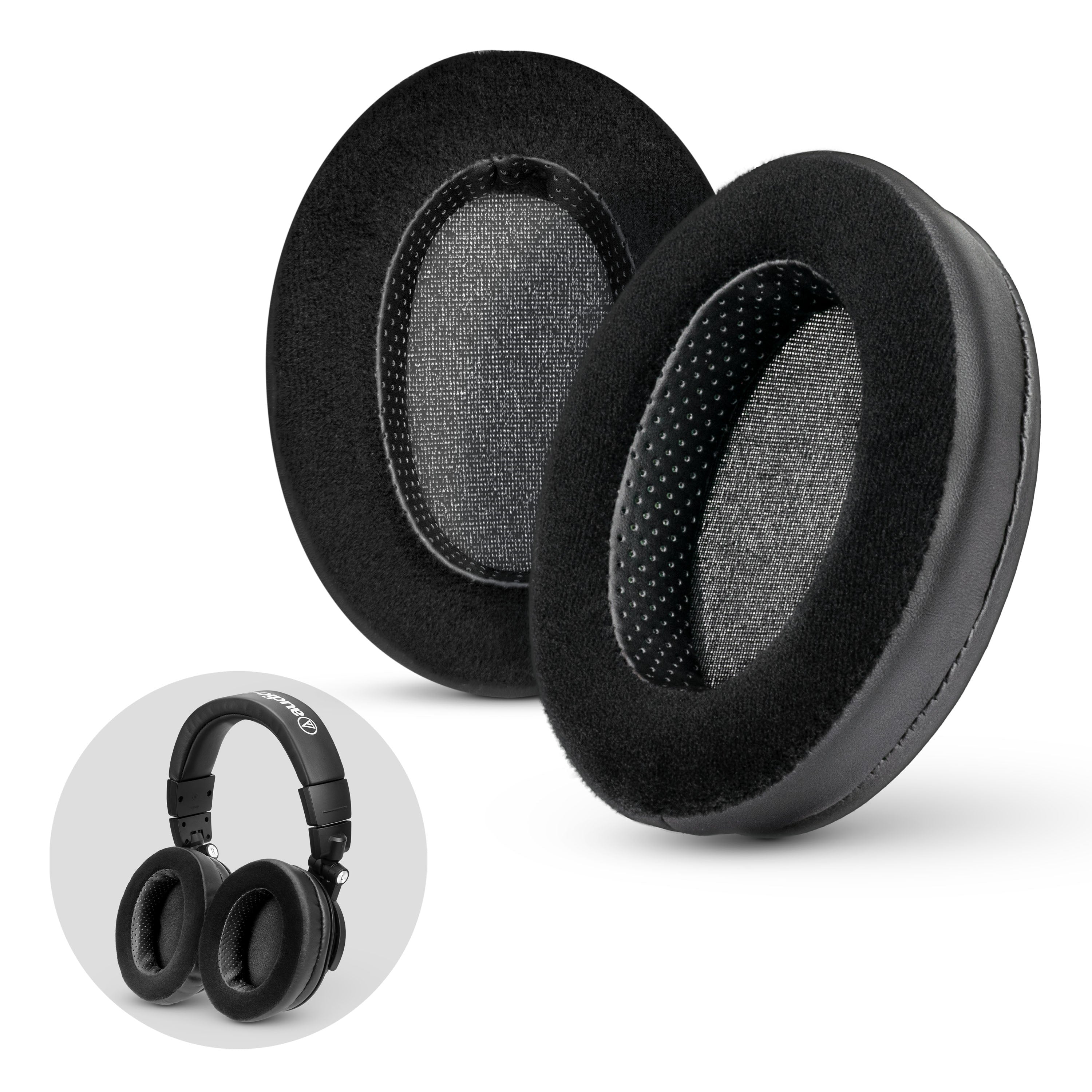 Hybrid Replacement Earpads for ATH M50X, SteelSeries, AKG & Many