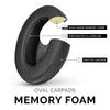 Protetores auriculares de espuma com memória para fones de ouvido - ovais - perfurados