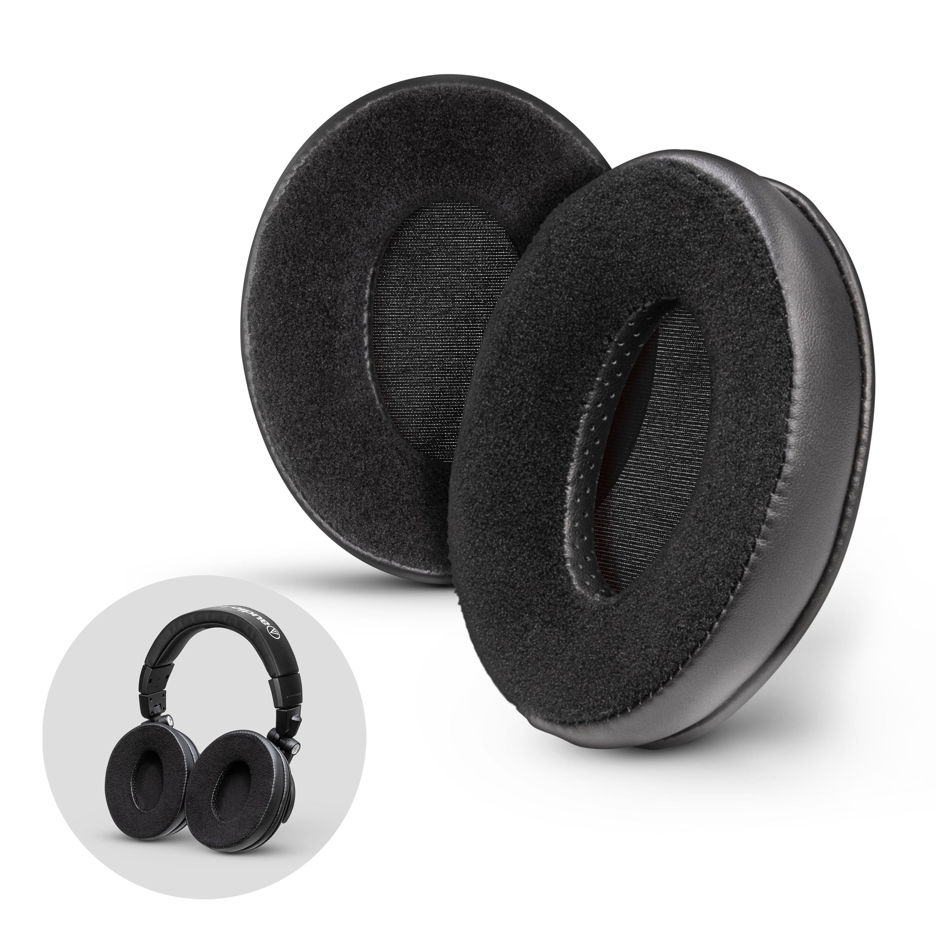 ProStock ATH M50X Hybrid Custom Replacement Earpads - Brainwavz Audio