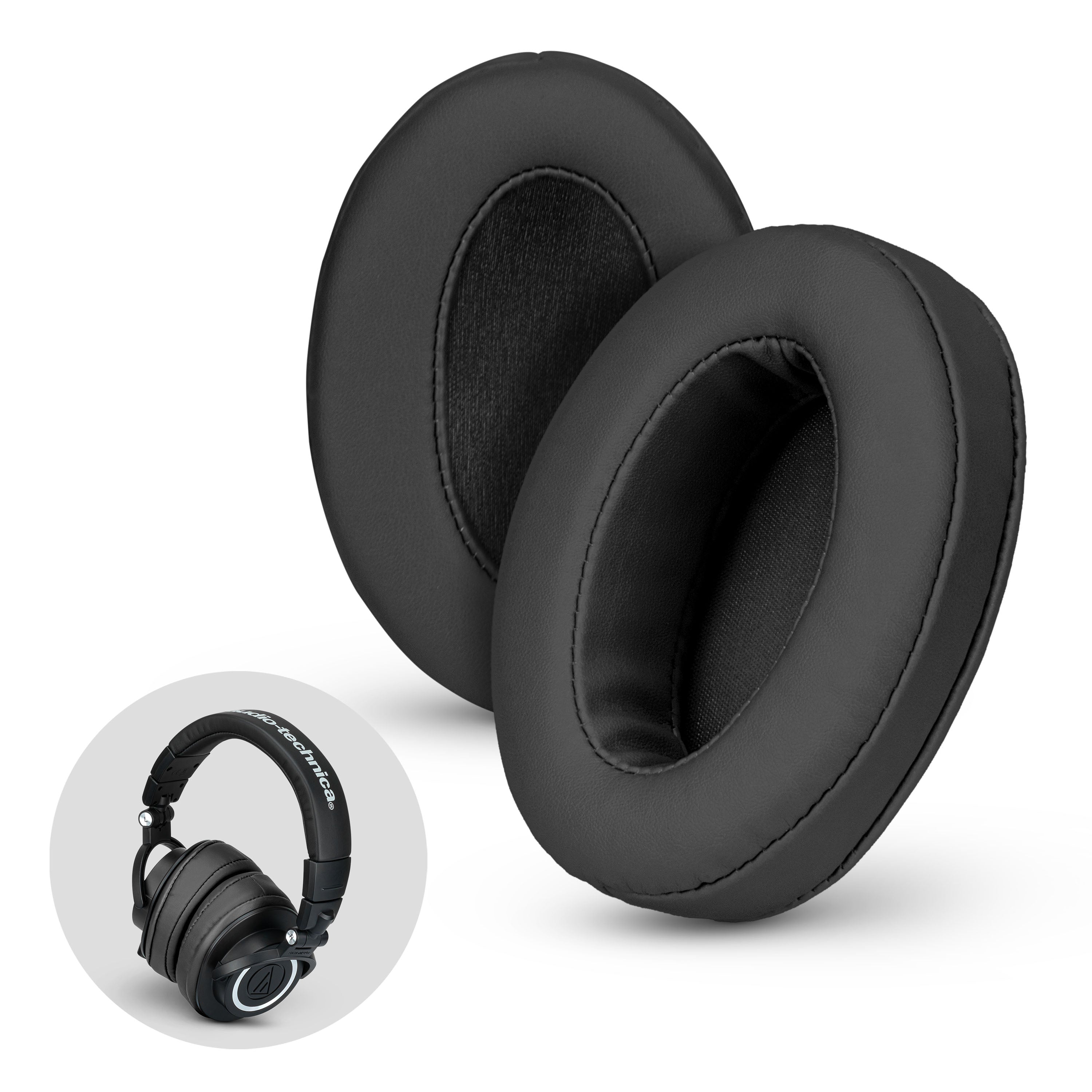 Angled Replacement Earpads for ATH M50X, SteelSeries, HyperX