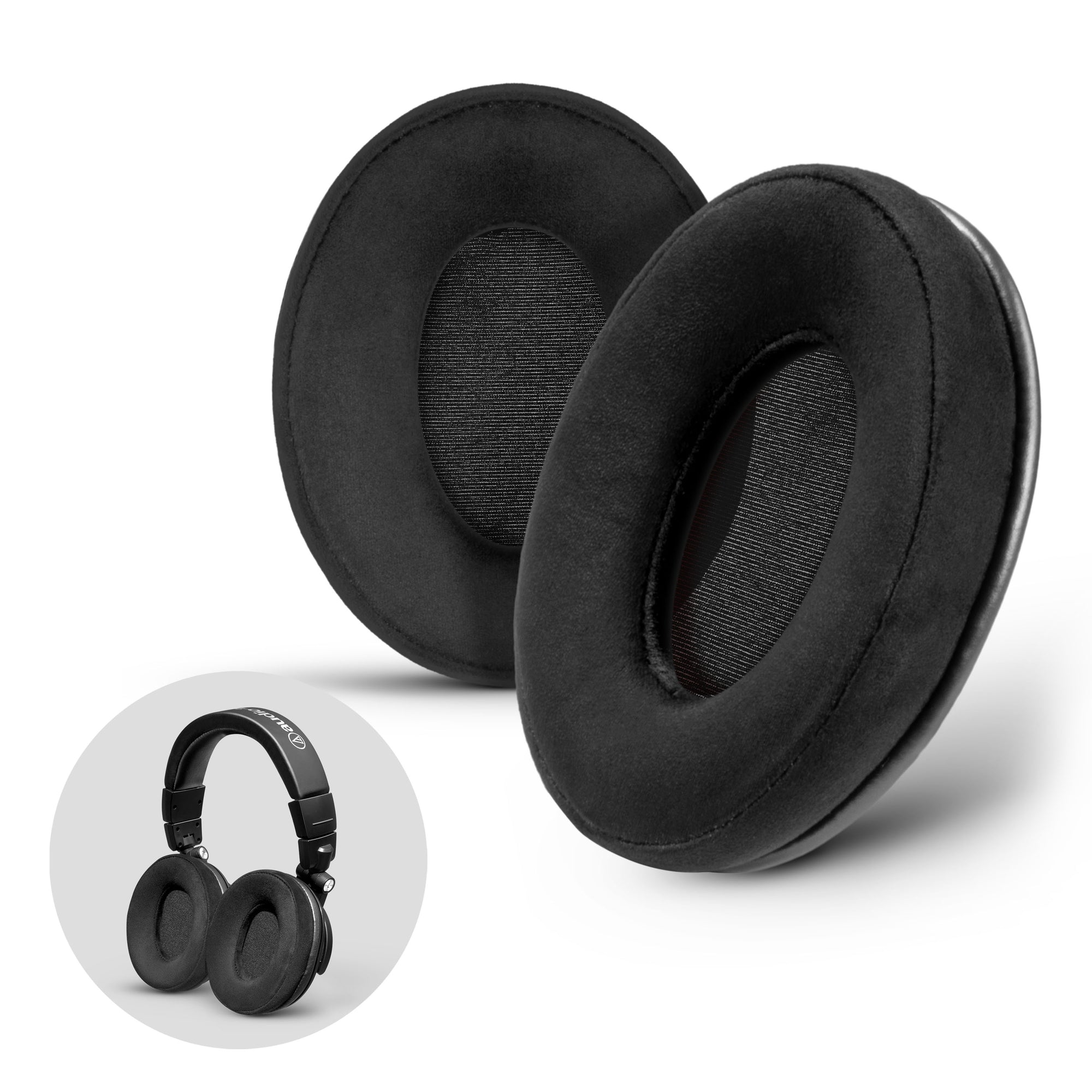 ProStock ATH M50X & M Series Replacement Earpads - Custom Designed Shape with Memory Foam - Micro Suede