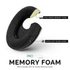 وسائد أذن بديلة من سلسلة ProStock ATH M50X & M - شكل مصمم خصيصًا مع رغوة الذاكرة - جلد سويدي صغير