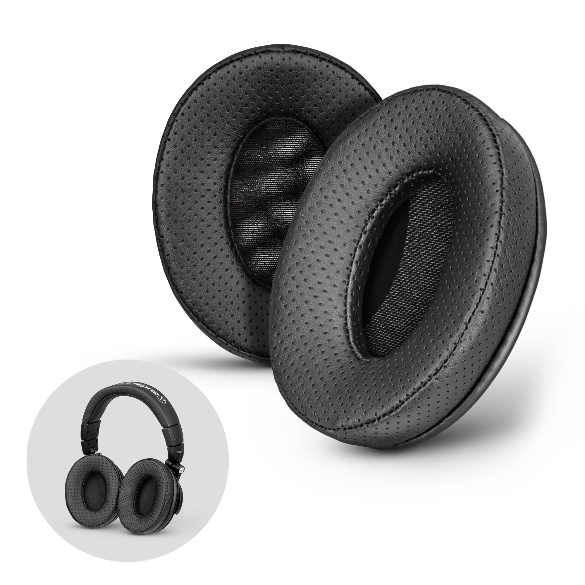 ProStock ATH M50X & M Series Replacement Earpads - Custom Designed Shape with Memory Foam - Perforated