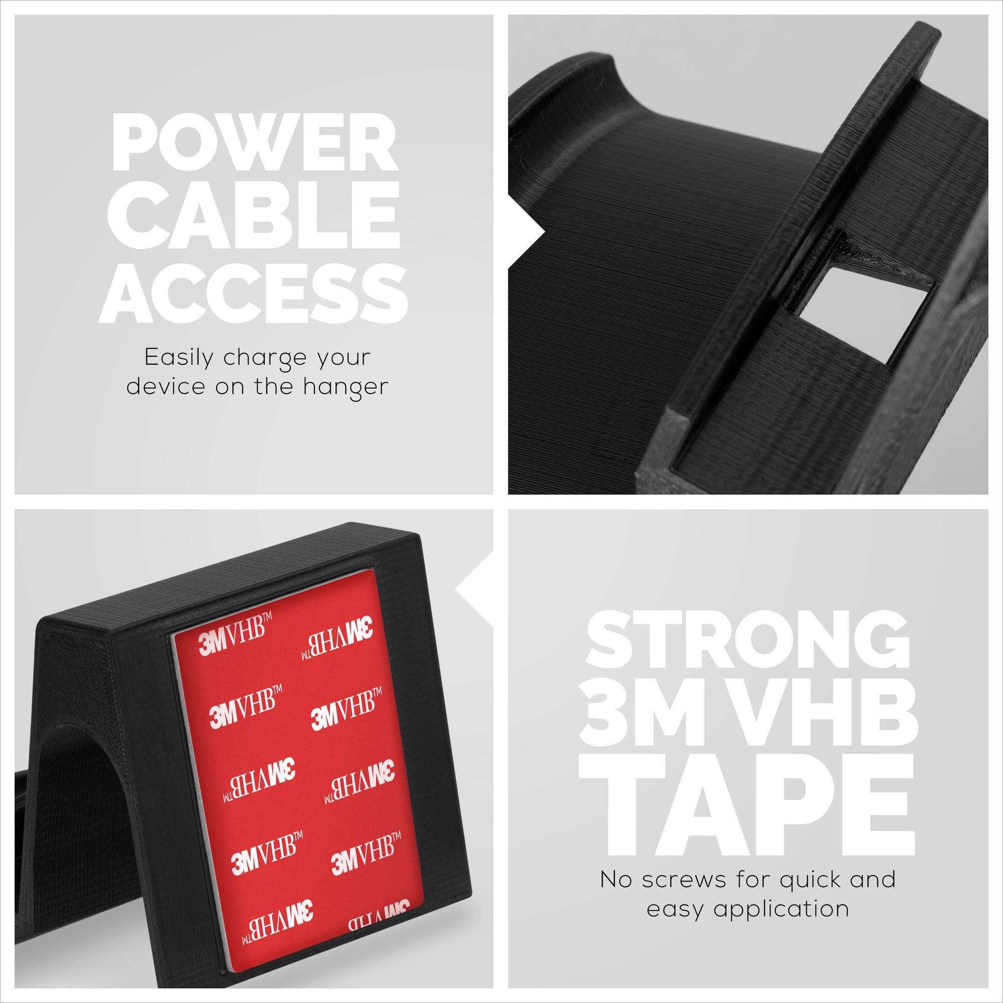 The Perch - Tablet / Phone Mount &amp; Headphone Hanger - iPhone, iPad &amp; Most Android Devices