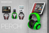 The Perch - タブレット / 電話マウント & ヘッドフォン ハンガー - iPhone、iPad、およびほとんどの Android デバイス