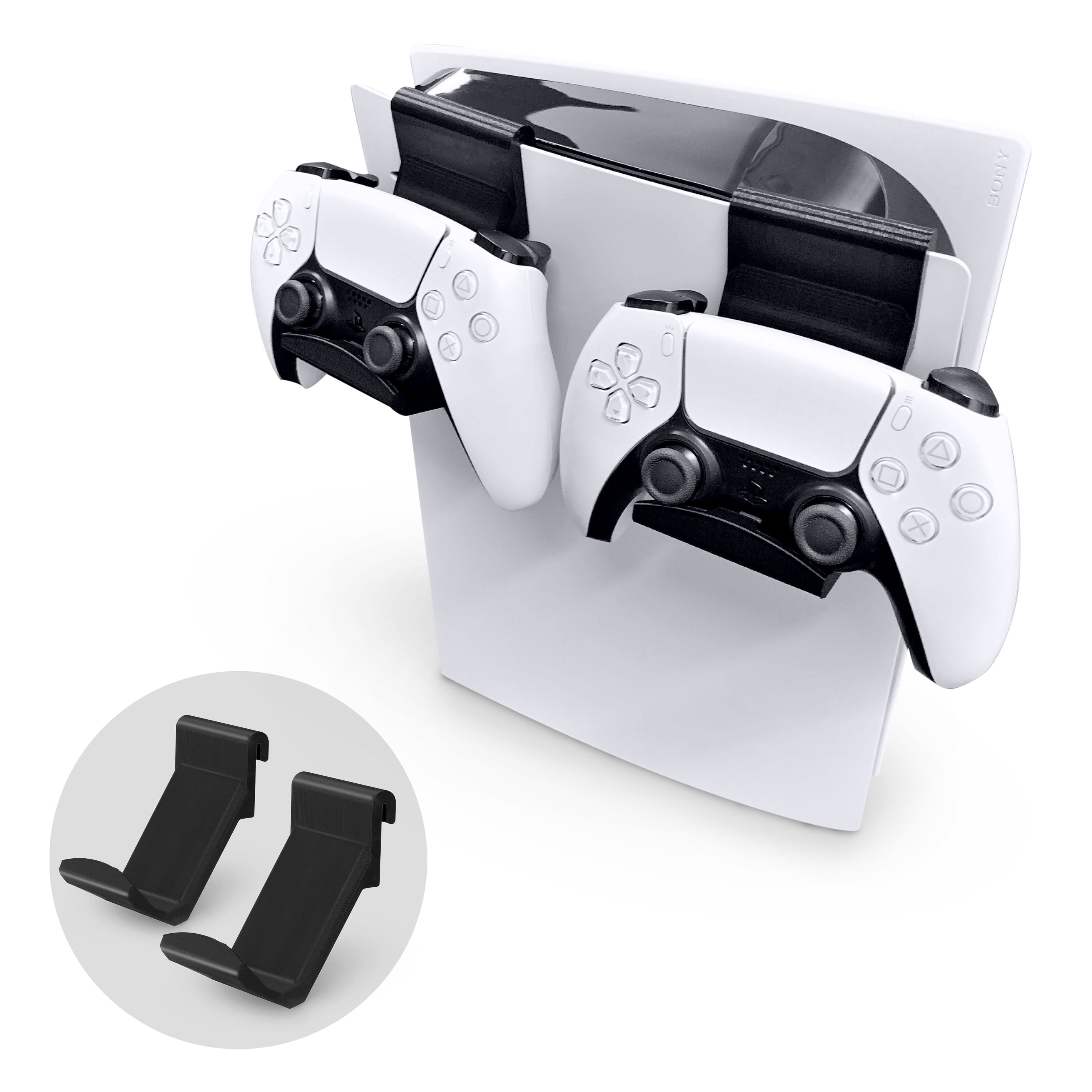 PS5 Game Controller Console Holder Mount (2 Pack) for Playstation
