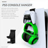 Suporte de console para controle de jogo PS5 e suporte para fone de ouvido para PlayStation PS5 Gamepad DualSense, suporte para gancho