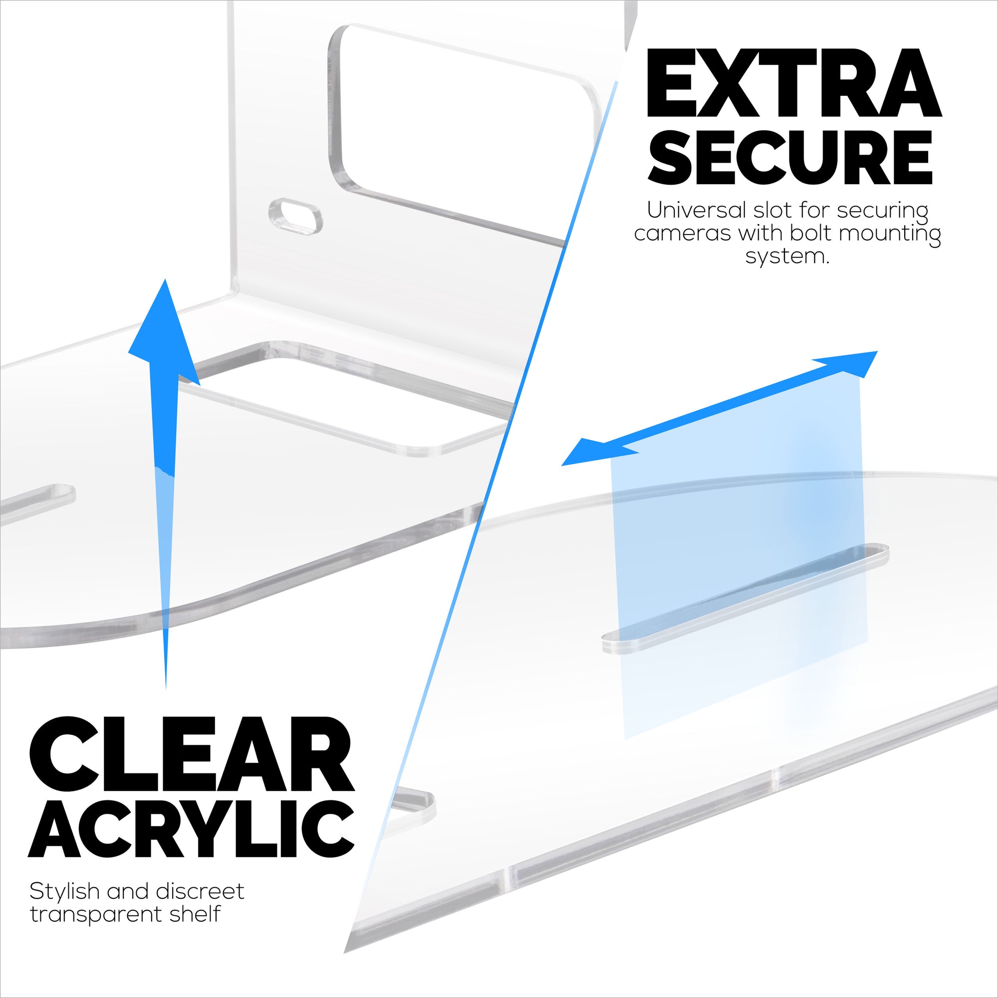 Universal PTZ Camera Wall Mount Bracket, Universal, Suitable for HuddleCam, PTZOptics, AVIPAS, Lumens Camera &amp; More