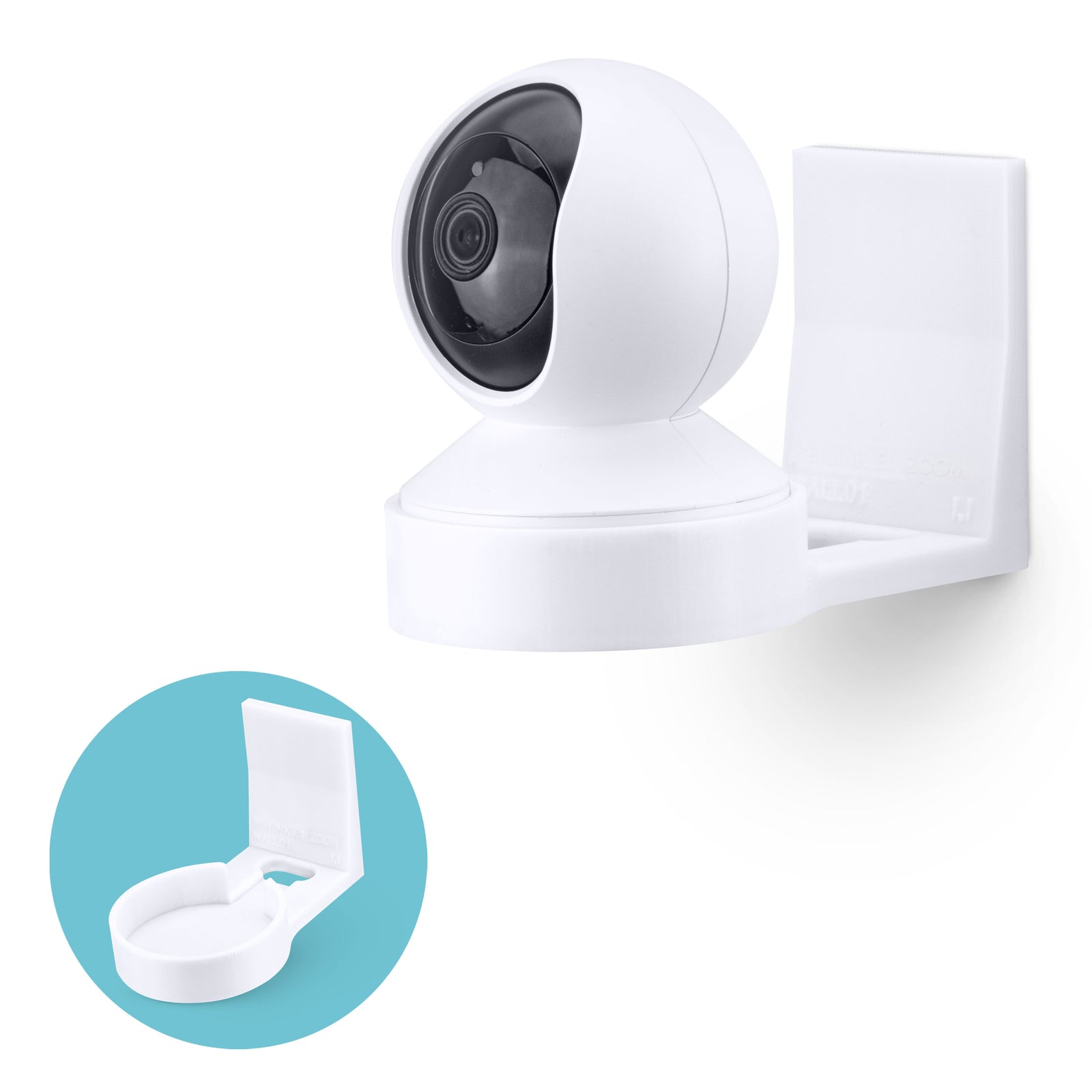 Wall Mount for Reolink E1 Zoom Security Camera - Easy to Install Adhesive, No Tools Needed, No Mess, No Drilling, Strong Adhesive Holder