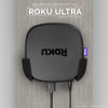 حامل Roku Ultra 2020 للحائط والتلفزيون - حامل لاصق ، بدون براغي أو فوضى
