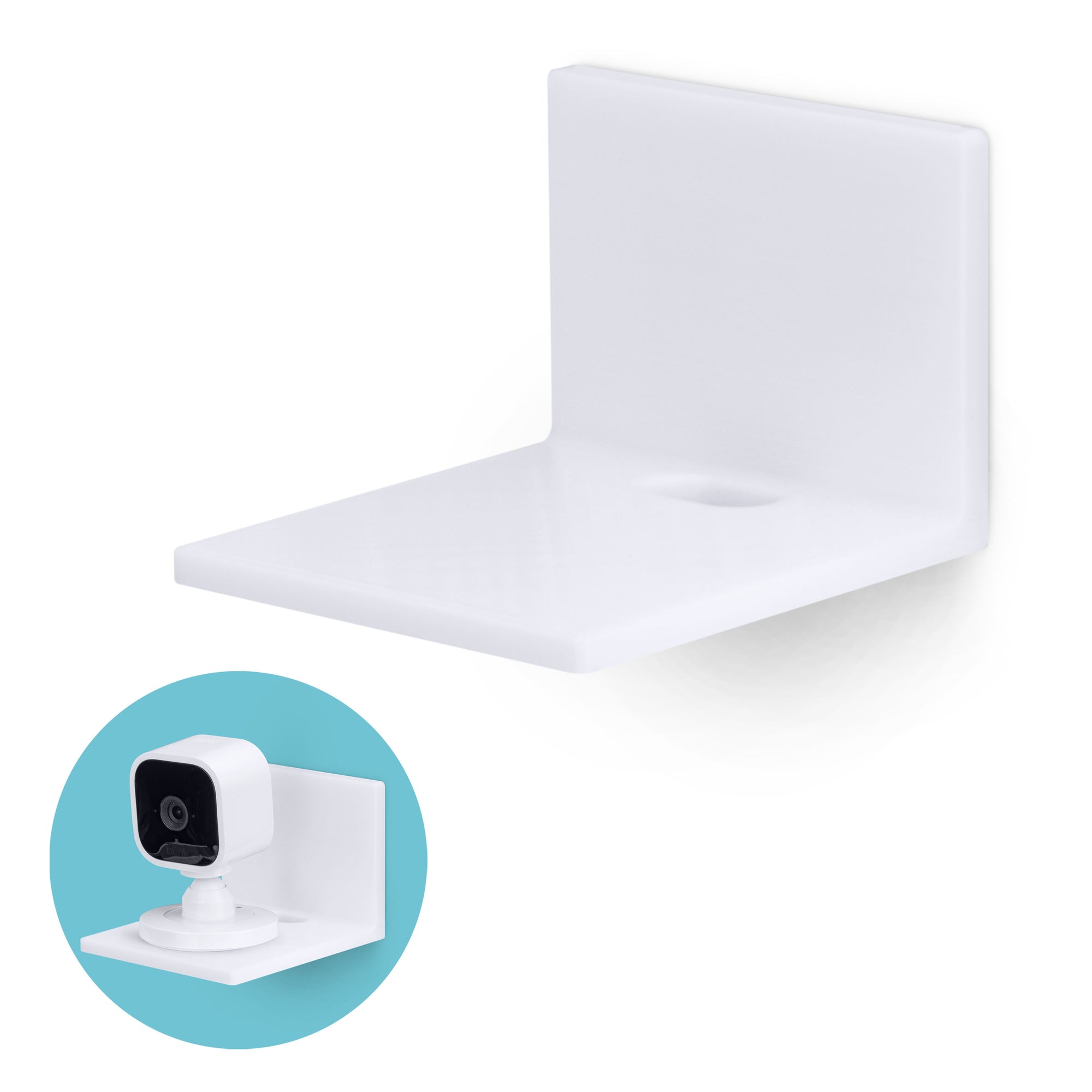 thumbnail image 2 of Small Metal Corner Shelf For Security Cameras, Baby Monitors, Speakers... 2 of 9