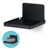 Adhesive Floating Small Shelf (160) Wall Mounted with Cable Management - Easy To Install, No Mess