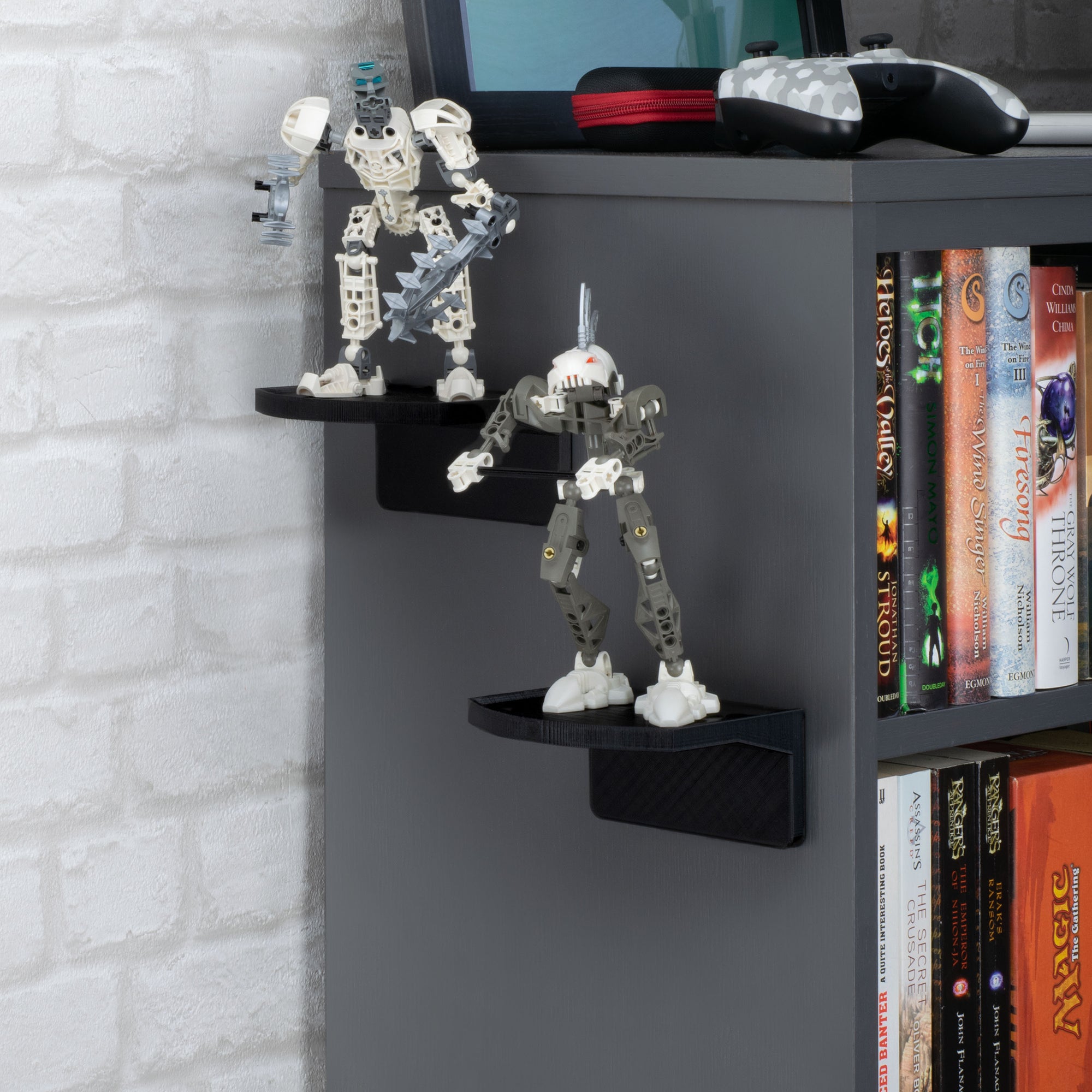 4.5&quot; Adhesive Baby Monitor Wall Mount Shelf, Also for Cameras, Speakers, Decor, Toys, Bedroom, Wifi Routers, Kitchen, Cable Box &amp; More, Easy to Install