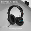 SONY MDR-7506 替换优质耳垫 - 也适用于 V6、CD900ST 耳机 (PU)