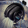 Protetores auriculares premium de reposição SONY MDR-7506 - Também adequados para fones de ouvido V6, CD900ST (PU)