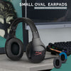 Enhanced Gaming Headphone Earpads - Small Oval - PU Leather w/ Cooling Gel &amp; Memory Foam for Steelseries, Hyperx, Sony MDR-7506, AKG, Turtlebeach, Sennheiser &amp; More