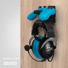Der Storio - Gamecontroller & Kopfhörer-Wandaufhänger - Universelle Klebehalterung, keine Schrauben oder Unordnung