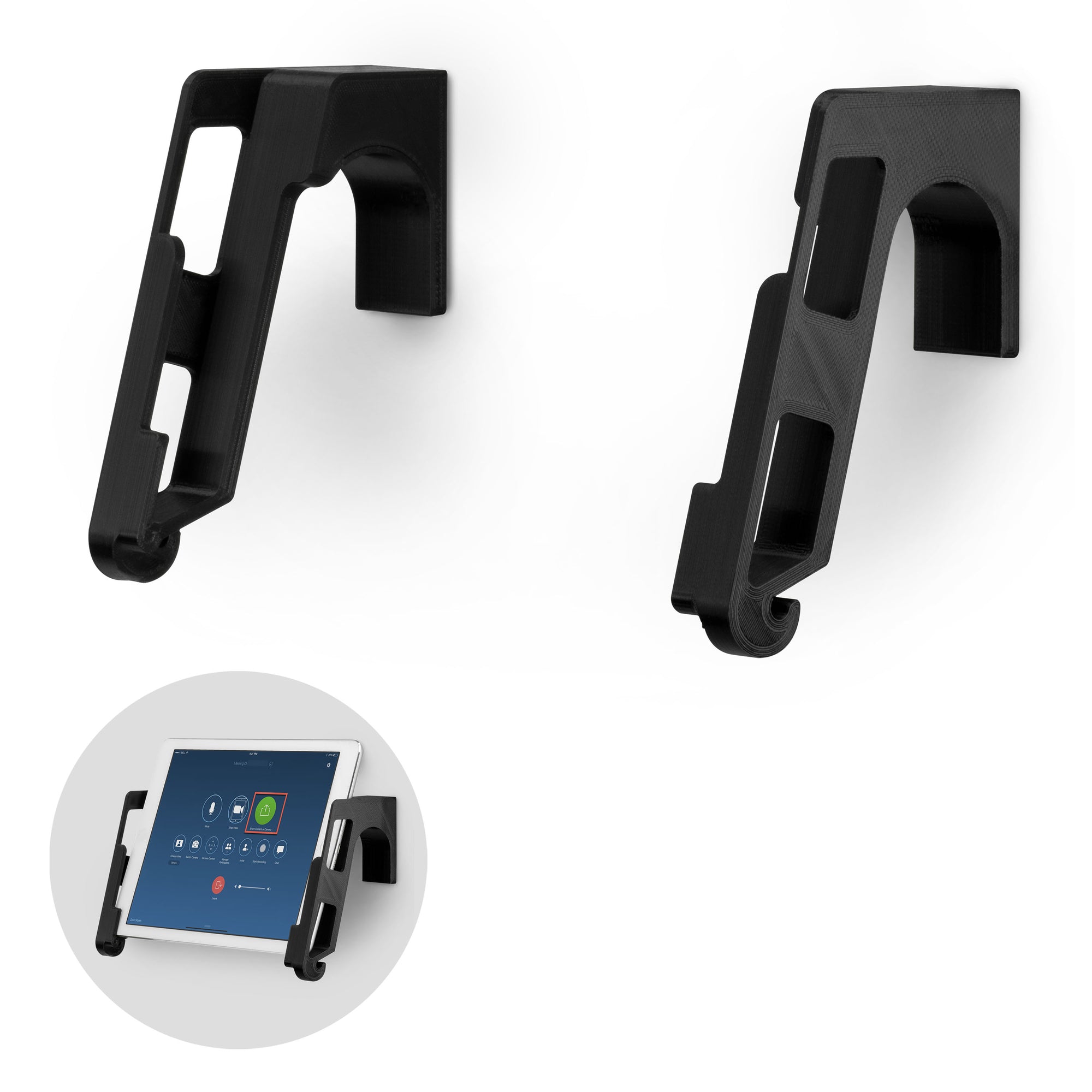 Universal Wall Mounted iPad and Android Tablet Stand Hanger Holder - TWM02