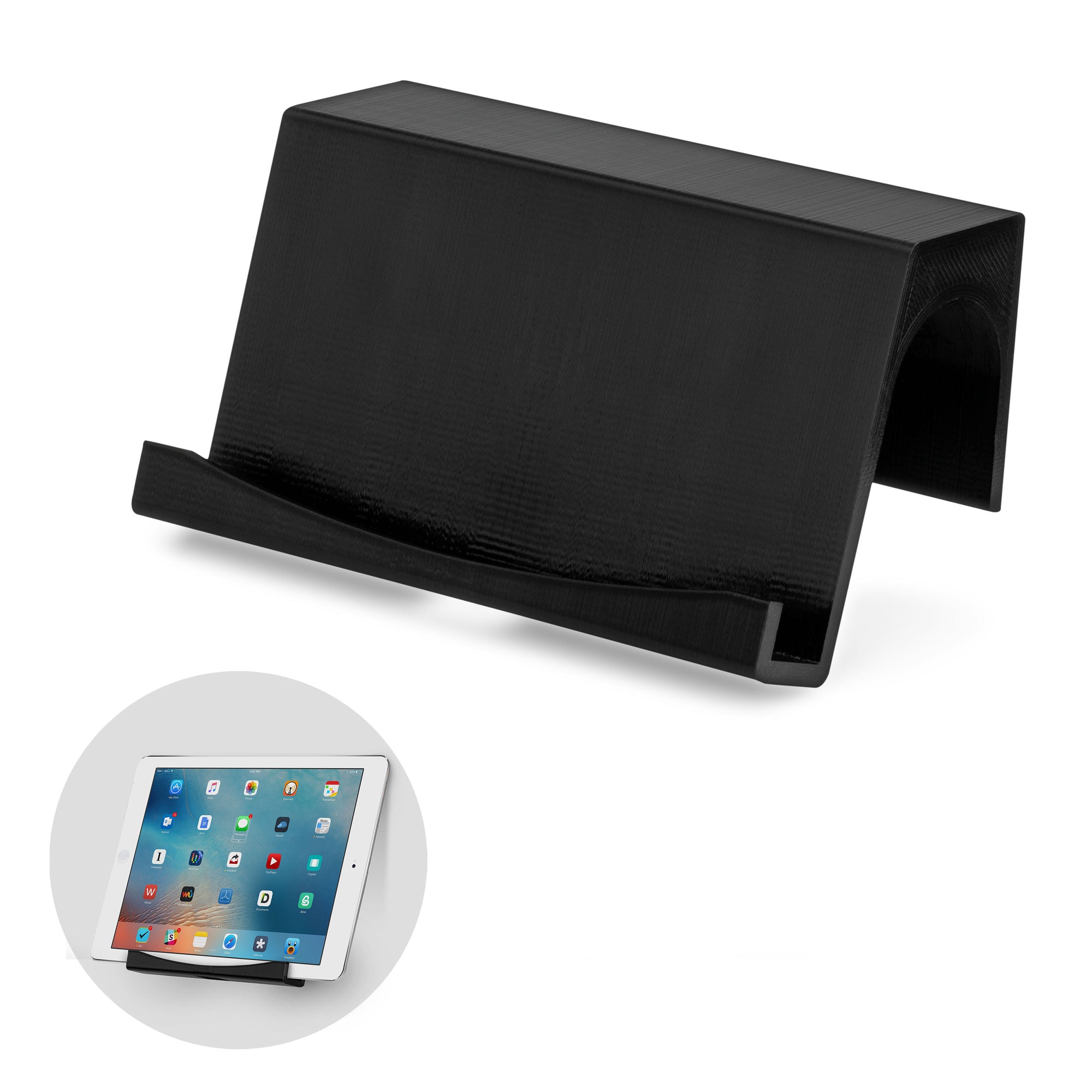 Adhesive Wall Mounted iPad and Android Tablet Stand Hanger - TM03
