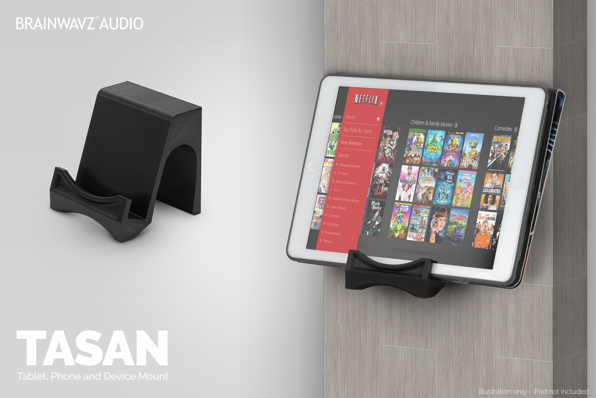 Tasan Desktop &amp; Wall Mounted Phone and Tablet Stand