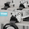Titan - Desktop hoofdtelefoon en gamecontroller hanger - Xbox, PS5/PS4, PC universele gamepad houder, geen schroeven of rommel