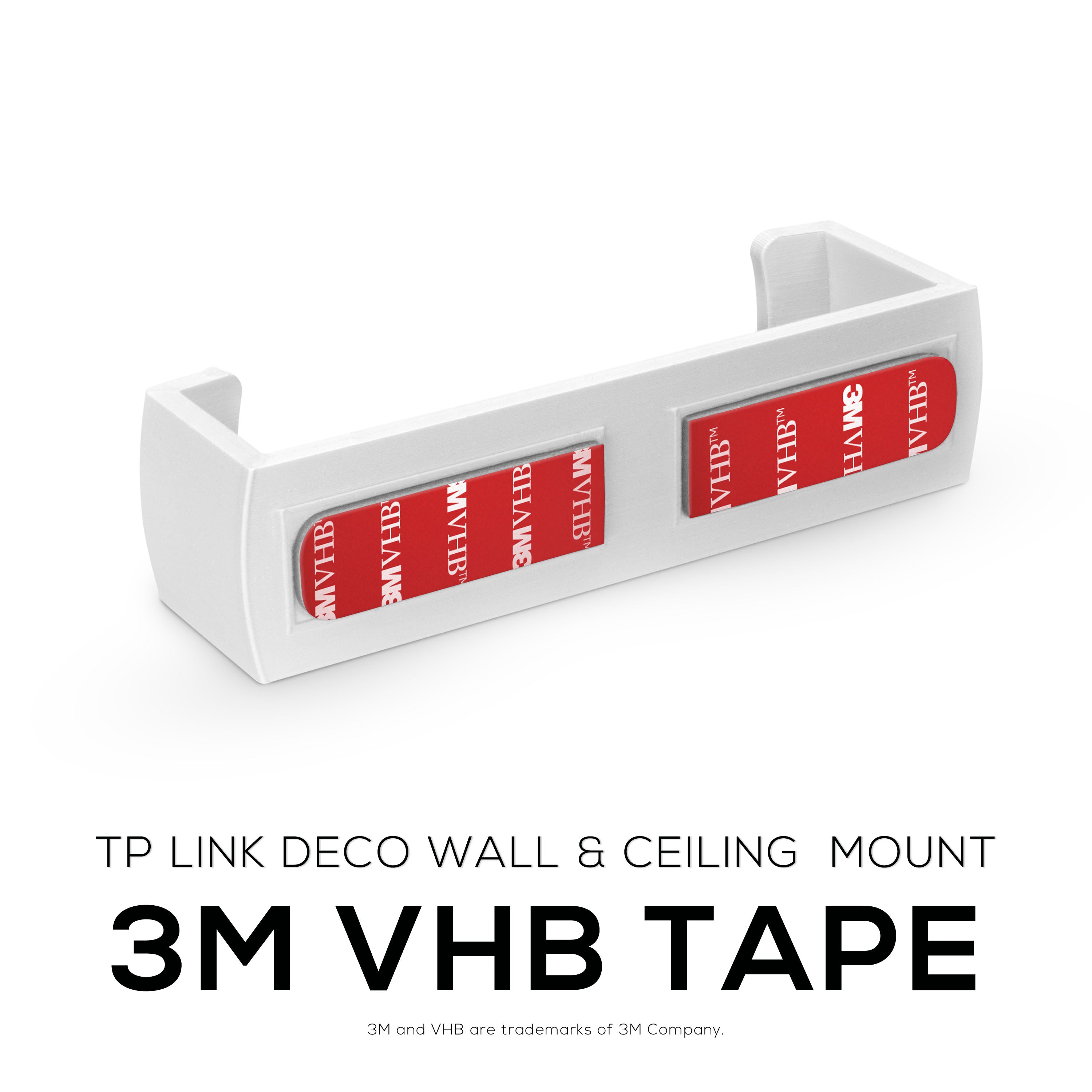 Adhesive Deco X20 & X60 Wall Mount Holder Self for TP Link WiFi Mesh,  Strong VHB Tape Bracket, Easy to Install, No Screws or Drilling, White by  Brainwavz - Brainwavz Audio