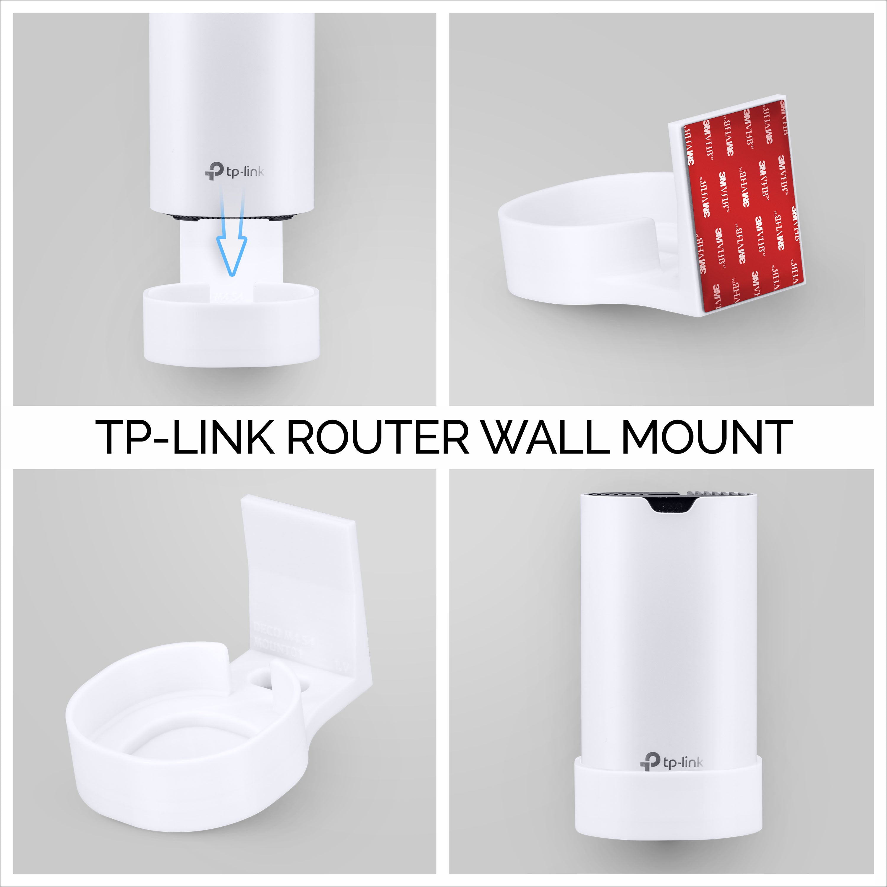 Wall Mount for TP-Link Deco M4/E4/P9/S4 Whole Home Mesh WiFi System,Home