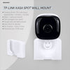 Suporte de parede para Kasa KC100, KC105, EC60 (2 unidades), suporte adesivo para câmera TP Link Smart Spot, instala em minutos, sem bagunça Suporte de gancho por Brainwavz (branco)
