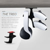 Le Treo - Double manette sous le bureau et support de casque