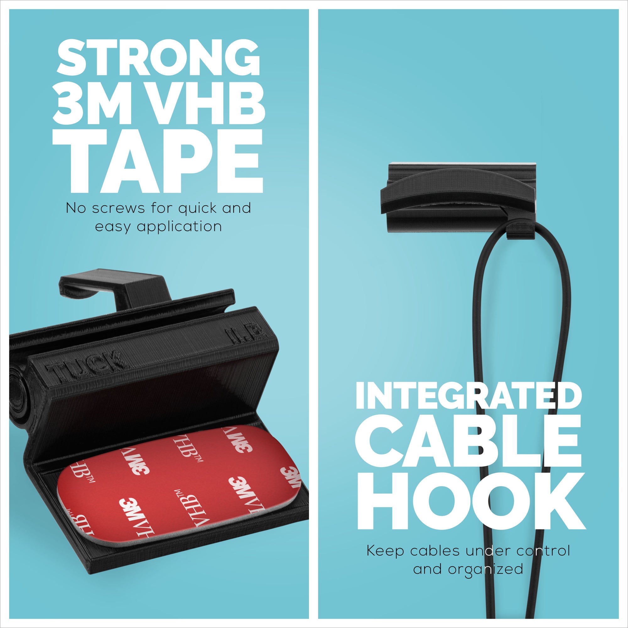 Tuck - Foldable Desktop Headphone Hanger Stand