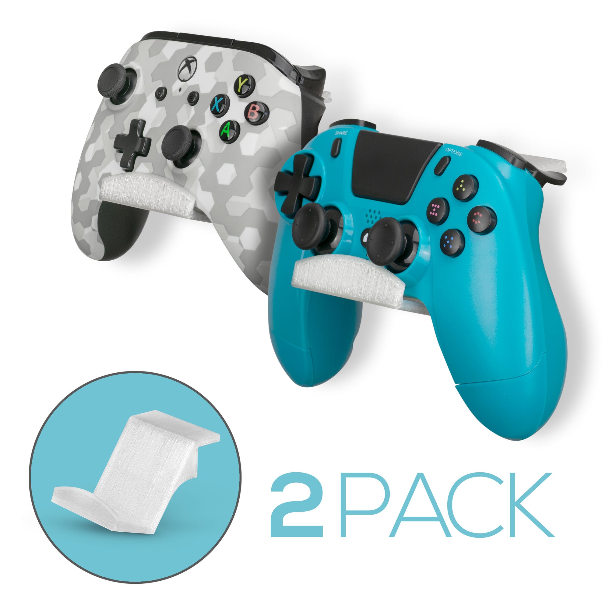 Game Controller Desktop Holder Hanger Mount for XBox, Playstation, Switch &amp; More (UGC3)