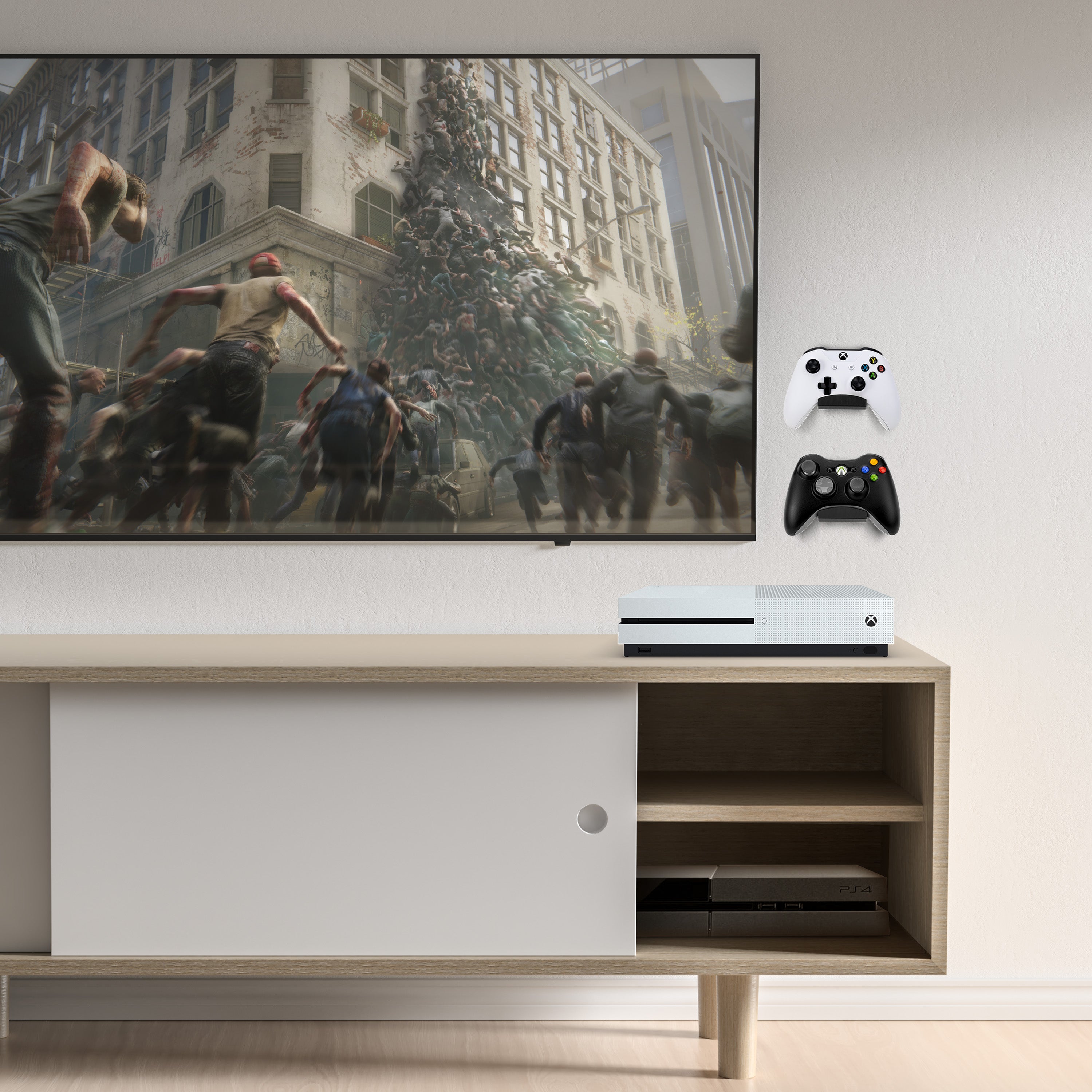 Game Controller Wall Mount Stand Holder (2 Pack) for XBOX ONE SWITCH ...