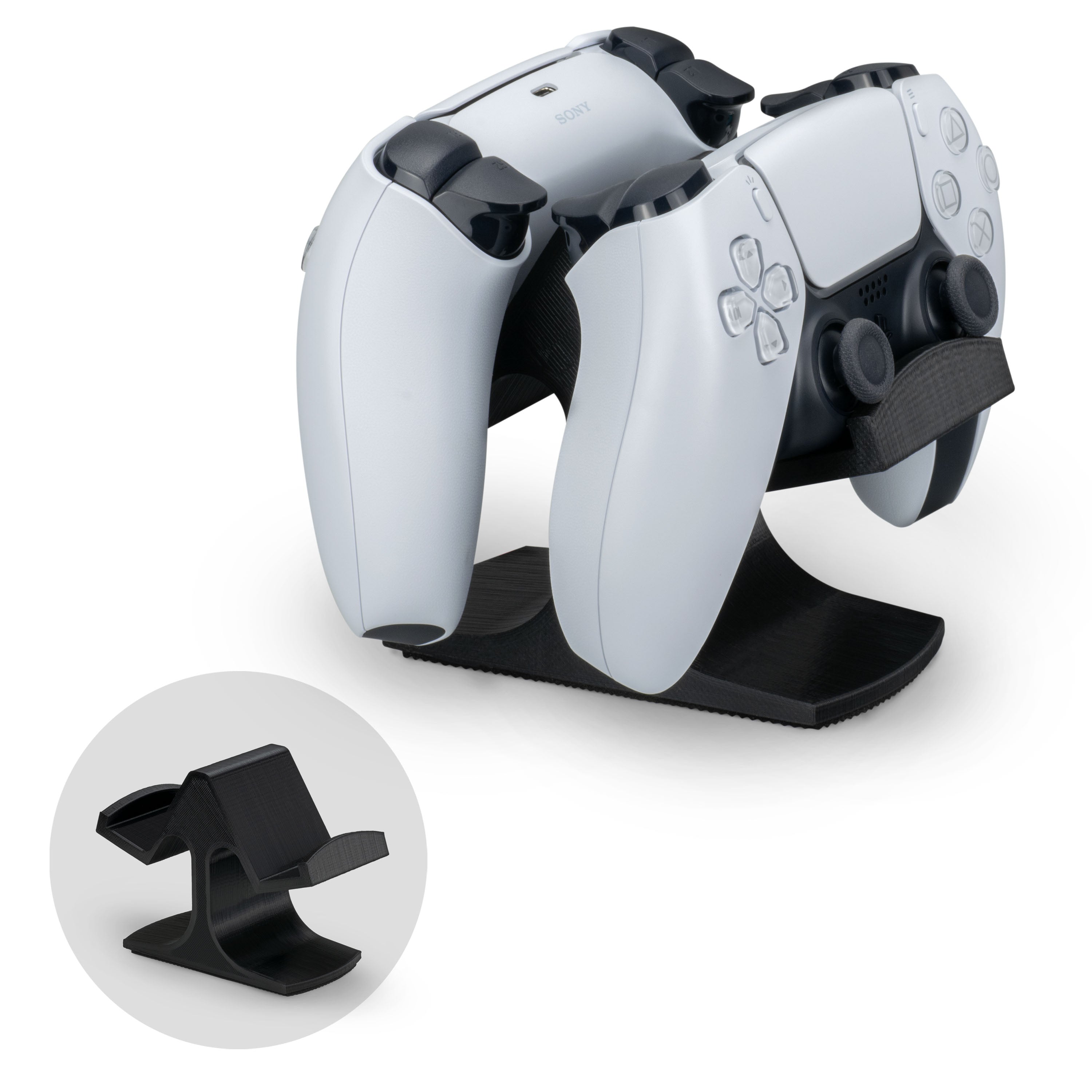 Dual Game Controller Desktop Stand - Design for Xbox ONE, PS5, PS4, Steelseries, Steam & More, Reduce Clutter UGDS-03 - Brainwavz Audio