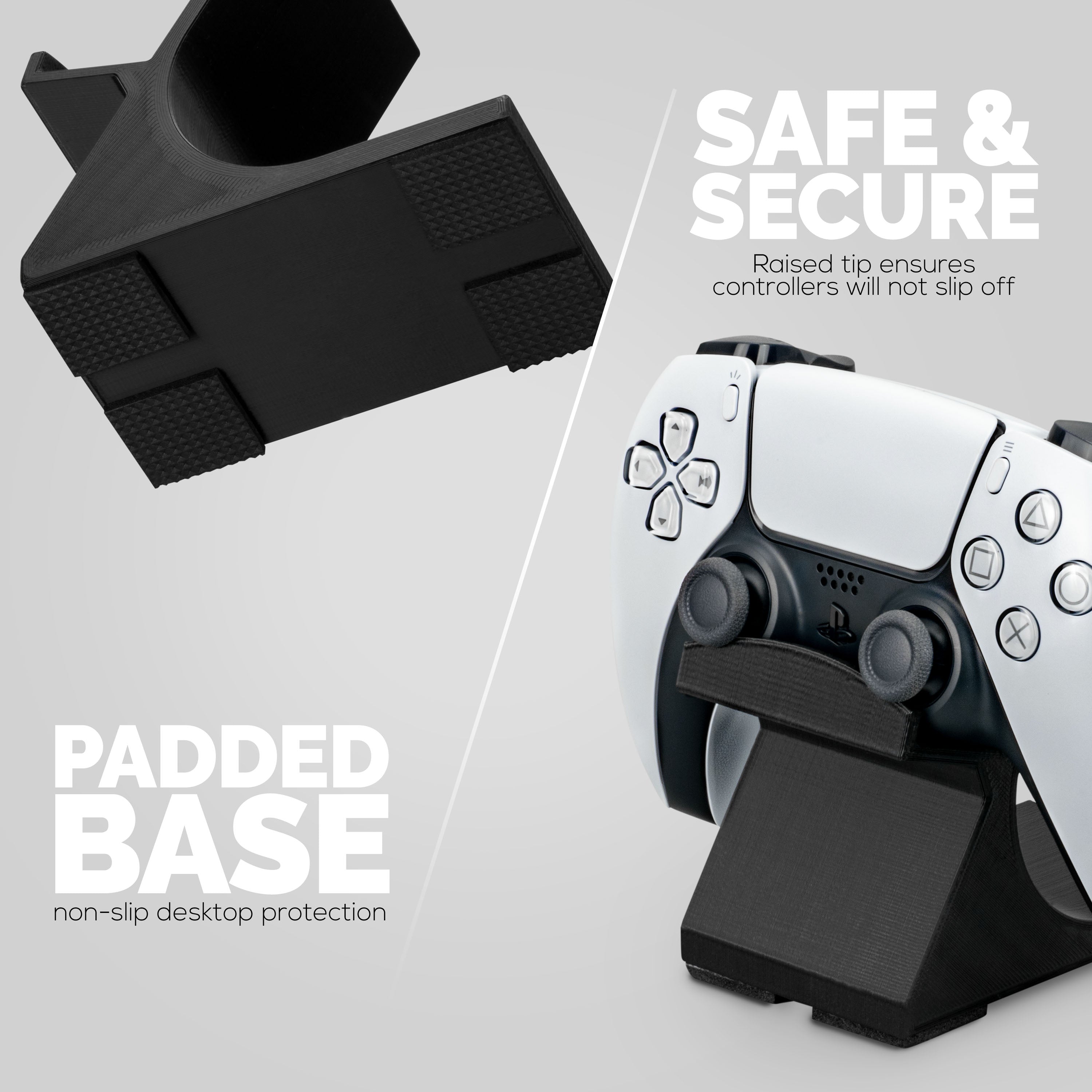 Ultimate Controller Stand Game Controller Desktop Holder Stand (2 Pack) - Universal Design for X ...
