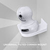 Prateleira adesiva universal de canto inclinada para câmeras de segurança, monitores infantis e sensores de segurança doméstica