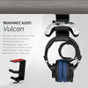 The Vulcan - Under Desk Controller &amp; Headphone Hanger - Adhesive Mount, No Screws or Mess