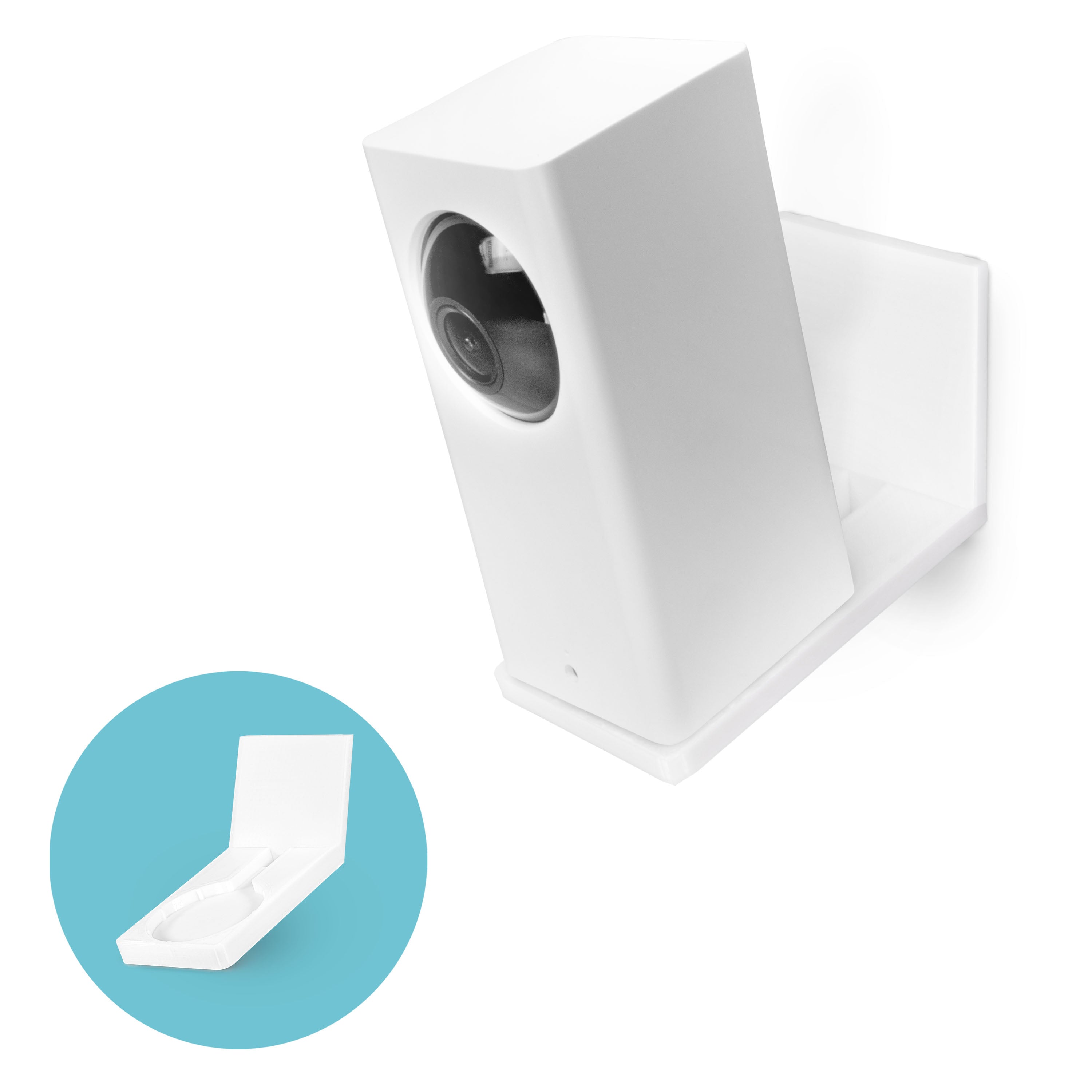 Universal Tilted Camera Wall Mount for Eufy, Wyze, Wansview, Blink, TP  Link, Ring & Many More - Adhesive & Screw-In Mounting - Brainwavz Audio