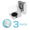 Wyze Cam v2 (3 Pack) Wall Mount - Adhesive Holder, No Screws or Mess (Not Compatible with V3)