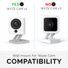 Wyze Cam v2 (3 Pack) مثبت على الحائط - حامل لاصق ، بدون براغي أو فوضى (غير متوافق مع V3)