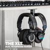 XLT - Houder voor dubbele koptelefoon voor onder bureau