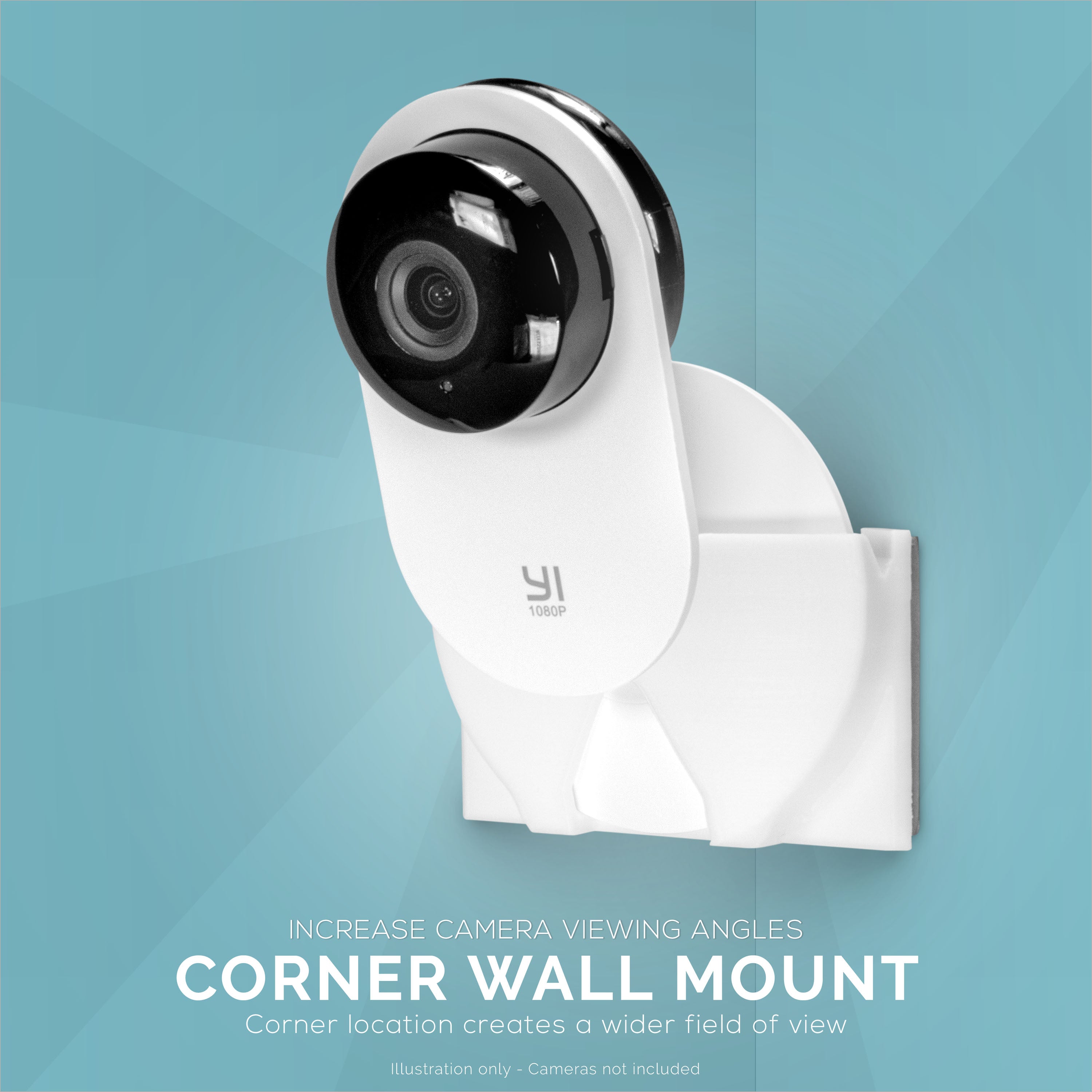 YI Home Adhesive Corner Mount - Easy to Install, No Screw or Mess -  Brainwavz Audio