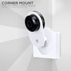 Rohový nástěnný držák pro bezpečnostní kameru YI Home (3 balení) – držák na lepidlo, držák bez potíží, silná páska 3M VHB, žádné šrouby, instalace bez nepořádku (bílá)